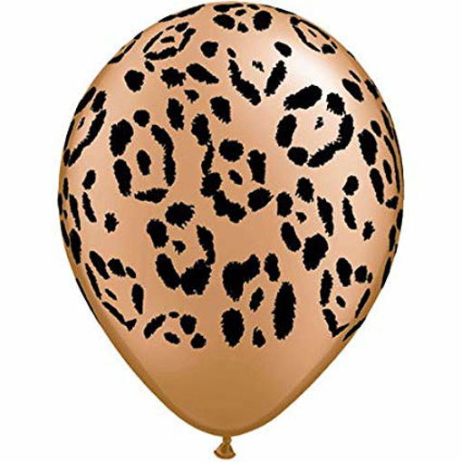 Picture of LEOPARD SPOTS 11 INCH ROUND GOLD